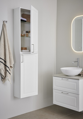 Høyskap Store Compact Grace Softclose Hvit