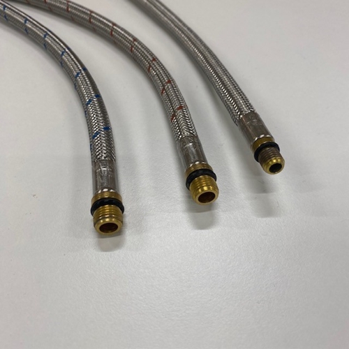 FLEXIBLE HOSE FOR MIXERS WATER INLET PAIR