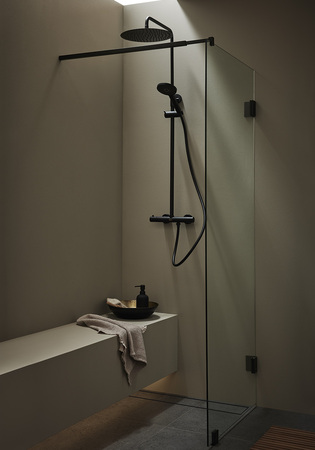 Dusjvegg Infinity 100 Svart
