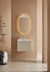 Servantskap Sand 1 Skuff Beige 600