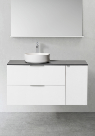 Servantskap Shape 1100 (Sidemodul Mjukst) Hvit