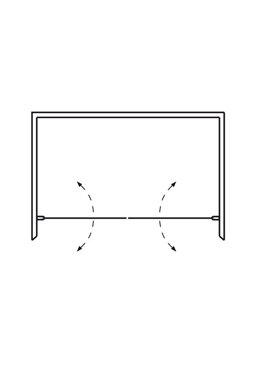 DUSJNISJE IGLOO PRO DOBBEL 70X90 FROSTET