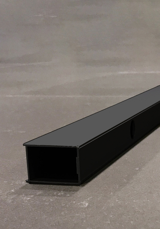 Igloopro Utvidelsesprofil I-Wall Svart