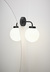 Lampe Globe Svart Matt