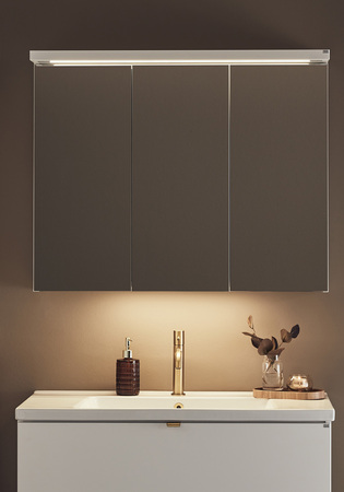 Speilskap Store Ledprofil Hvit 900