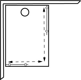 Polaris Sq 90X70-V Klarglass