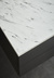 Benkeplate On Top 1200 Hvit Marmor