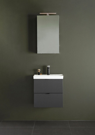 Servantskap Neat Skuffer Antracit 550 Med Servant