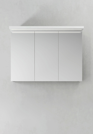 Speilskap Store Ledprofil Hvit 1000