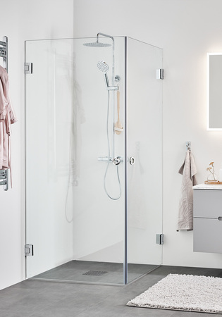Dusjhjørne Infinity 80X90 Krom