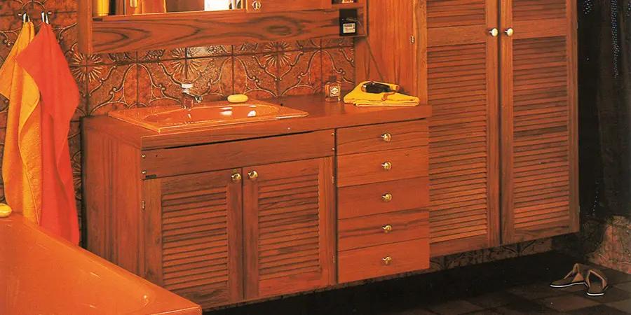 Baderomsmøbel Hafa Classic i teak