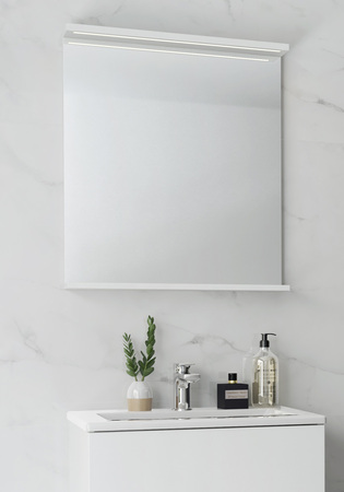 Speil Store Ledprofil Hvit 600
