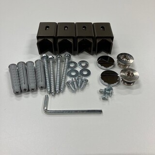 Monteringssett Edge Håndkletørkere Kaffe